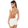 Are You Am I - Kaisa Romper **white