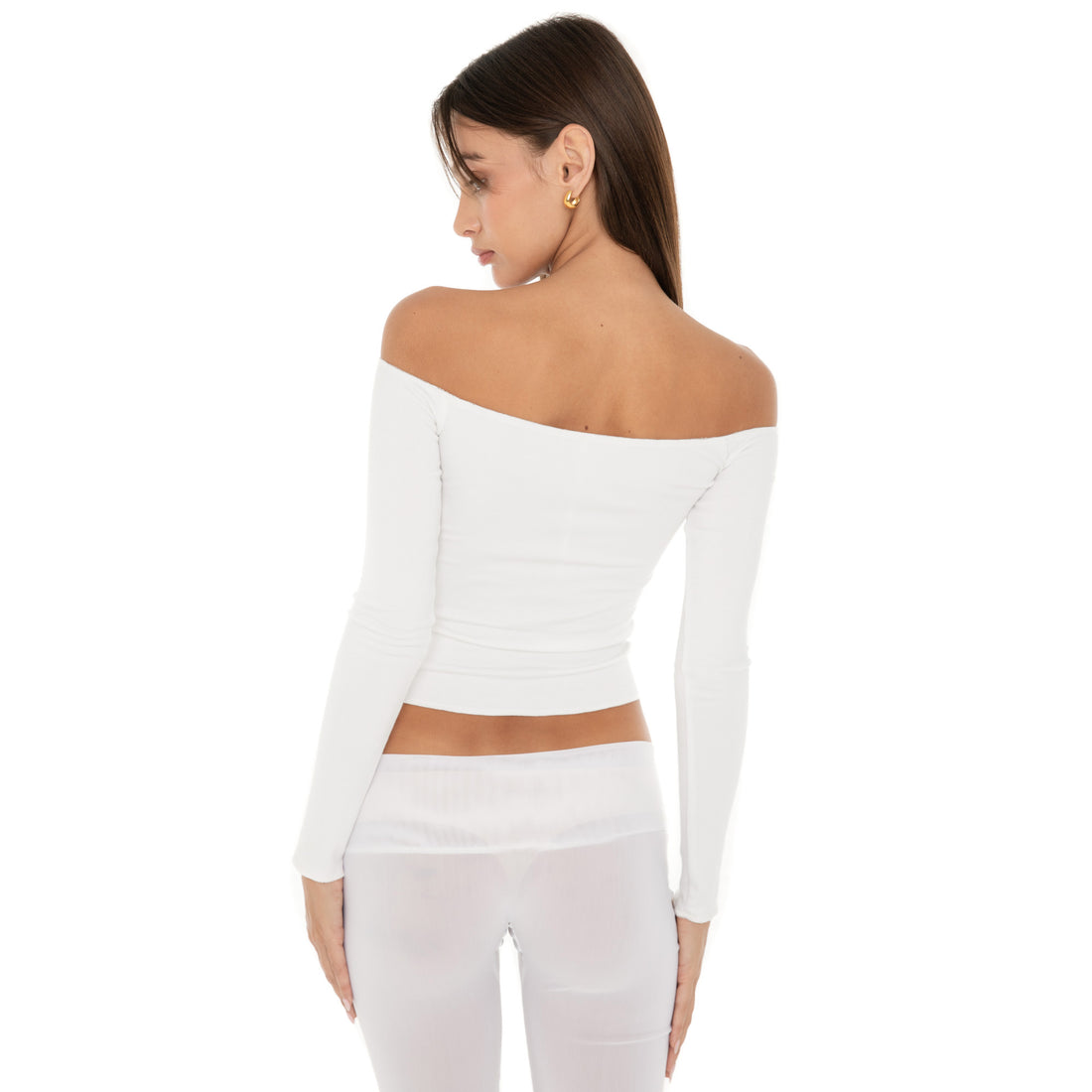 Are You Am I - Linnea Top **white