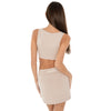 Are You Am I - Slik Skirt **nude