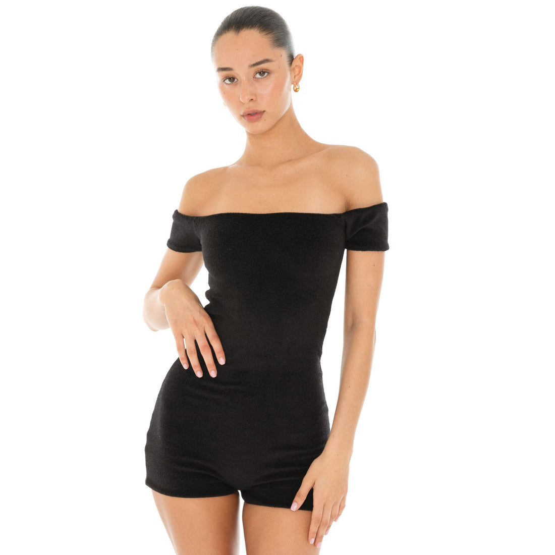 Are You Am I - Tua Romper **black