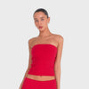 Are You Am I - Minka Tube Top **red