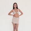 Are You Am I - Slik Skirt **nude